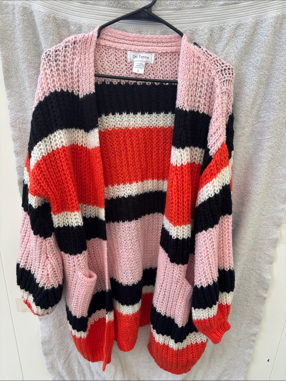 Colorful Striped Women's Sweater